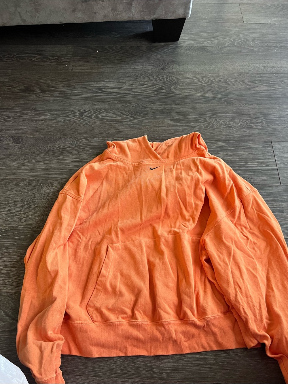Nike Orange Performance Pullover Hoodie